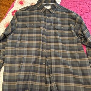 Bonobos Men's Plaid Button Down Shirt - Black and Gray